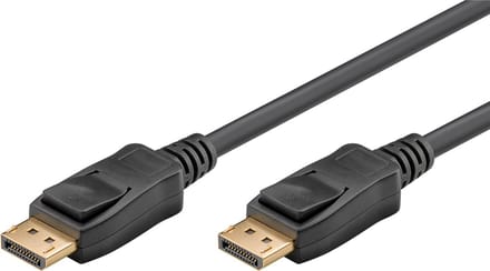 Goobay DisplayPort-kabel 2.0/2.1, 40 gbit/s (4K/60 Hz), kabellabel