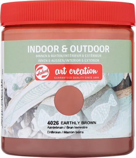 Talens Art Creation indoor & outdoor verf 250ml - Aardebruin