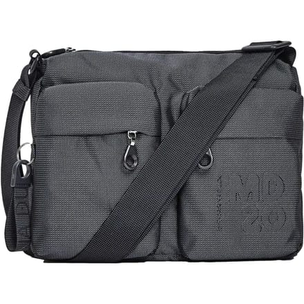 MANDARINA DUCK Schoudertas MD20 Crossover Zip Steel Grijs