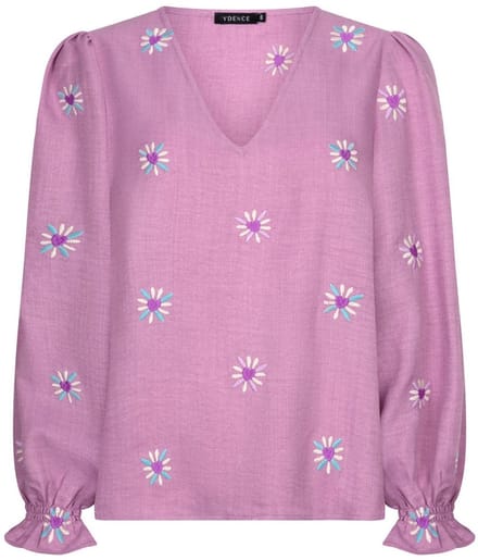 Ydence Top Philou Dames - Jurken - Lila - Maat M