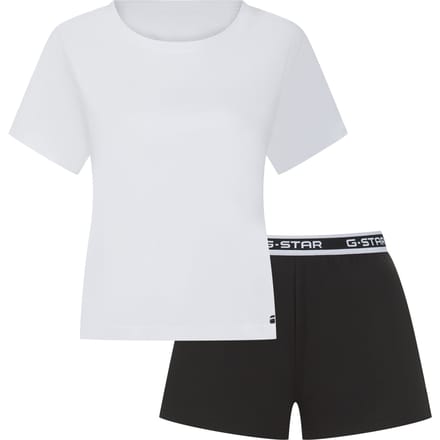 G-Star Sunstone Loungewear Bright White/black Maat: M | Nachtmode Outlet | Dames | Zwart