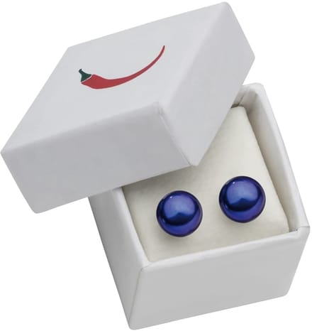 Oorbellen Parel Paars 6 mm