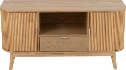 J-Line kast Rond - dennenhout - naturel - small