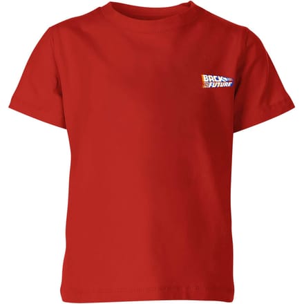 Back To The Future Kids' T-Shirt - Red - 98/104 (3-4 jaar)