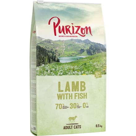 2x6,5kg Adult Lam & Vis Purizon Kattenvoer