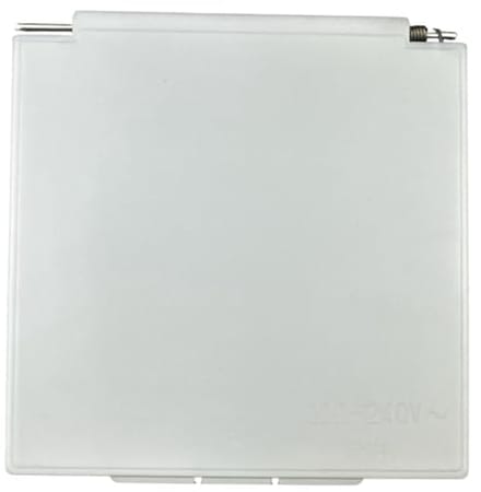 Beschermdeksel voor buitenstroomaansluiting 220V voor camper en caravan