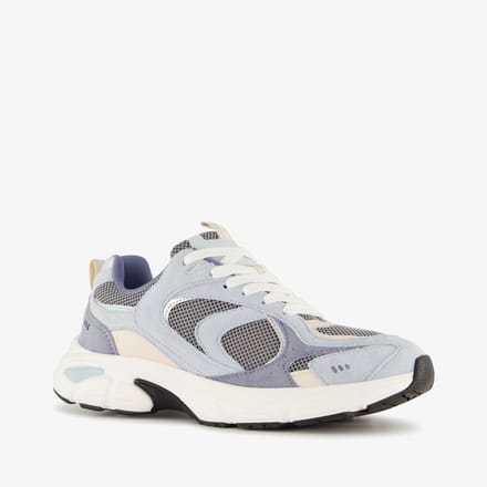 Blue Box dames dad sneakers blauw - Maat 38 - Uitneembare zool