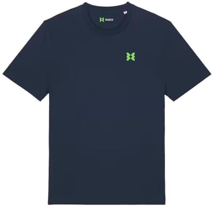 Radix - T-shirt - Heren - Kleur Navy - Maat S - Met borstlogo