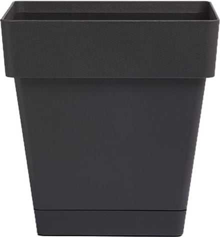 Elezza cSmart Bloempot L17 x B17 x H17 cm - Antraciet