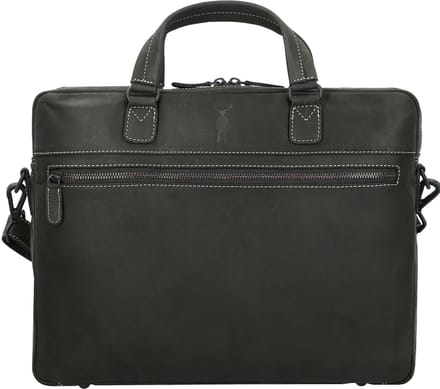 Jack Kinsky Baltimore 8 Lederen aktetas 40 cm Laptopcompartiment - 41cm (17 duim) - anthrazit