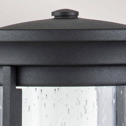 Feiss LED Wand Buitenlamp Merrill | 1X E27 Max 60W | IP44 | Dimbaar | Black