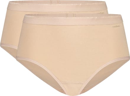 Ten Cate Basics midi beige 2-pack voor Dames | Maat M
