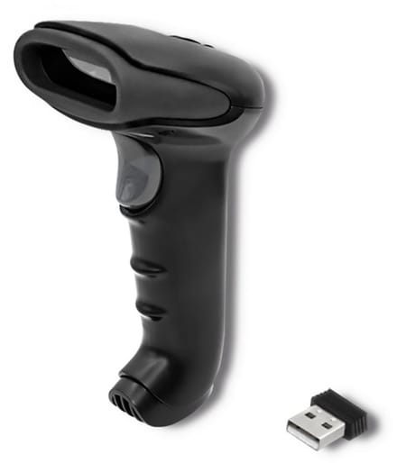 Qoltec Snel Serie - Draadloze Barcode- en QR-codelezer - 1D 2D - USB - 2.4G