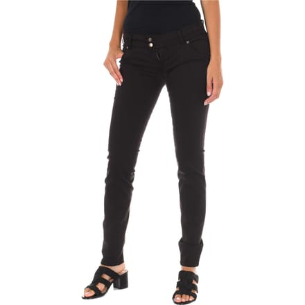 Lange broek met smal gesneden zomen 10DBF0115 vrouw
