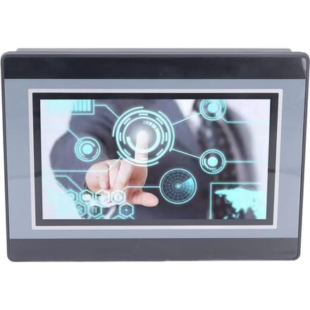 7in PLC HMI Touchscreen DC24V 5A Programmeerbare Logische Controller 2-weg K Thermokoppel Temperatuur