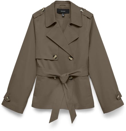 VERO MODA - VMNOA SHORT TRENCHCOAT EXC - Dames - Gewatteerde jassen