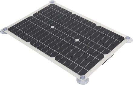 Zonnepaneel - Oplader Batterij - Voertuigen Onderhoud - Monokristallijn Efficiënt - 100W Draagbaar
