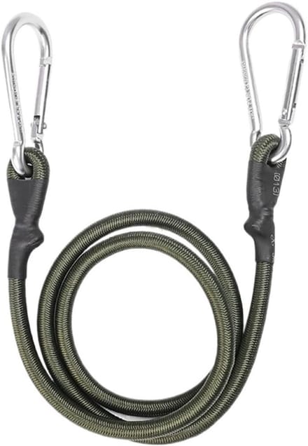 Elastisch Touw - Spanband Bungee - Bagage Vastzetten - Met Karabijnhaak - 93 cm - Groen
