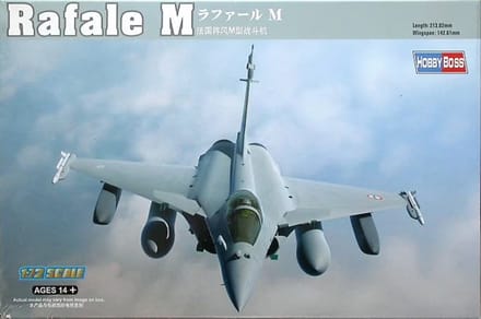HobbyBoss Modelbouwpakket Militaire voertuigen - 87247 Dassault Rafale M Plane Plastic - 1:72 - Modelbouw