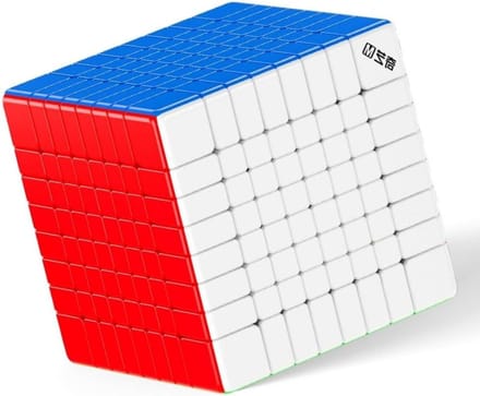 8x8 Magische Kubus - Speedcube Puzzel - Hersenen Trainen - Stickerloos Ontwerp - 64MM - Multicolor