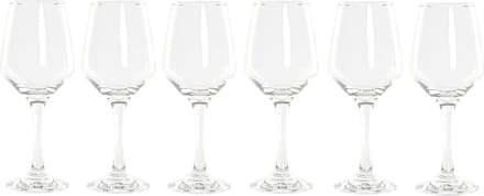 ITEM Wijnglazen - 6x - 320 ml - helder glas - vaatwasbestendig - elegant design