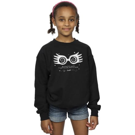 Harry Potter Meisjes Luna Anders Zijn Sweatshirt (Zwart)