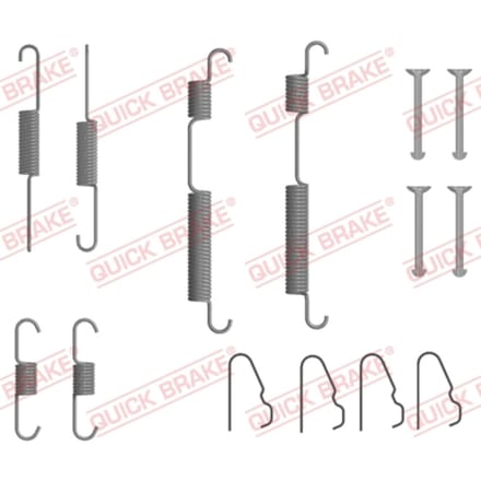 Toebehorenset, remschoenen QUICK BRAKE 105-0054