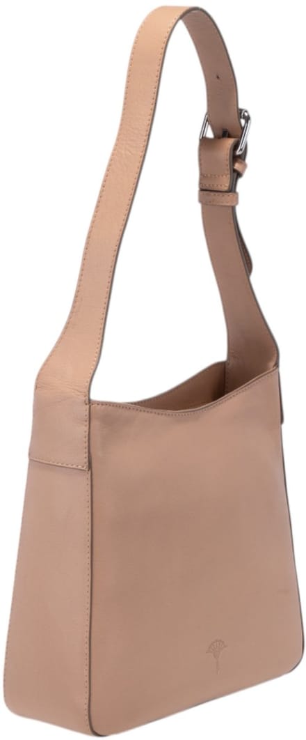 Joop! Sofisticato 1.0 Elda Schoudertas Leder 23 cm - Dames - sand