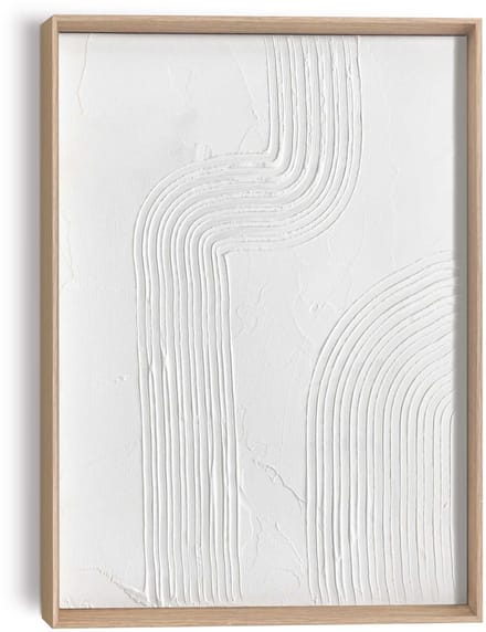 Schilderij 3D Art Lijnenspel - 40 x 30 - Hout - REINDERS