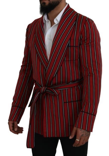 Gestreepte Sjaalkraag Blazer