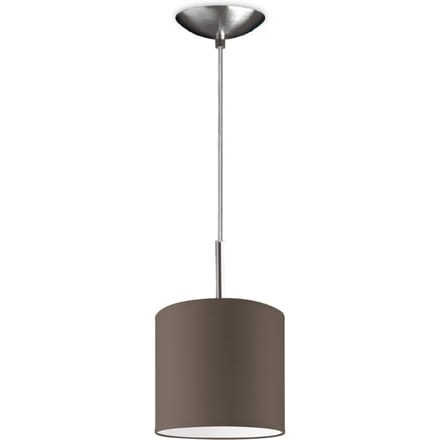 hanglamp tube deluxe bling Ø 16 cm - taupe