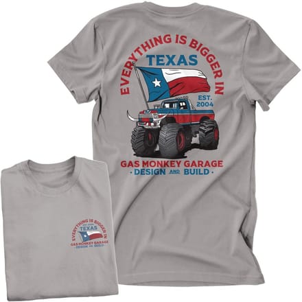 Gas Monkey Garage Everything Is Bigger In Texas T-shirt GMG-1-GMG101-H94-14