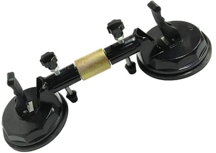 Stenen Naad Setter - Tegel Alignment Tool - Naden Trekken - Dubbele Zuignap - 380mm Lengte - Zilver