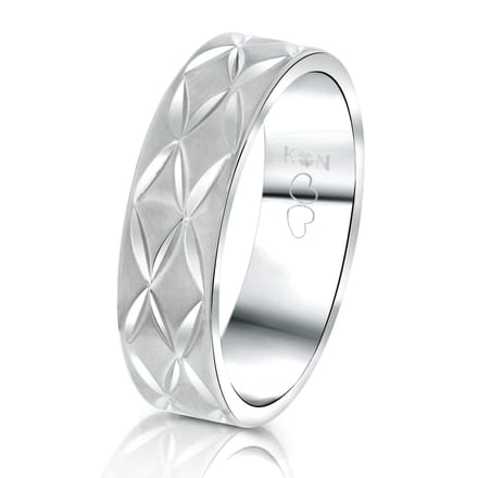 Lucardi Heren Vriendschapsring Bora Bora - Ring - Vaderdag Cadeautje - Staal - Zilverkleurig