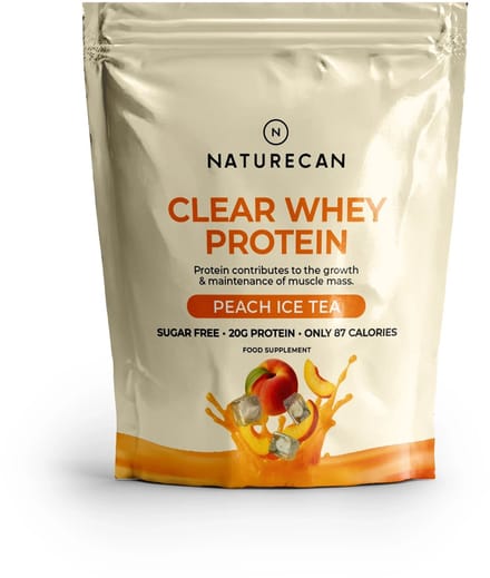 Naturecan Clear Whey Protein Perzik ijsthee 1kg - Eiwit limonade - Whey isolate - 20 g eiwit