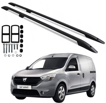 Dakrails DACIA DOKKER van 2013-2020 RENAULT EXPRESS vanaf 2021- ZWART