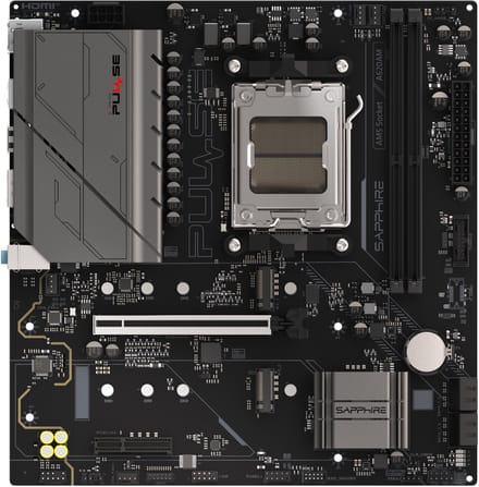 Sapphire PULSE A620AM Moederbord - AMD A620A - AMD AM5 - DDR5 RAM - Micro-ATX