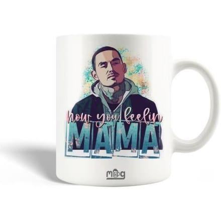 Mug en céramique - MANIACASE - Good girls how you feeling mama - 30cl - Blanc - Compatible lave-vaisselle