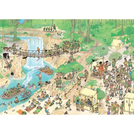 Jan van Haasteren - Jungletocht - 1000 stukjes puzzel - Legpuzzel