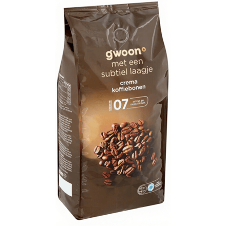 G'woon Crema Koffiebonen - 1000 g