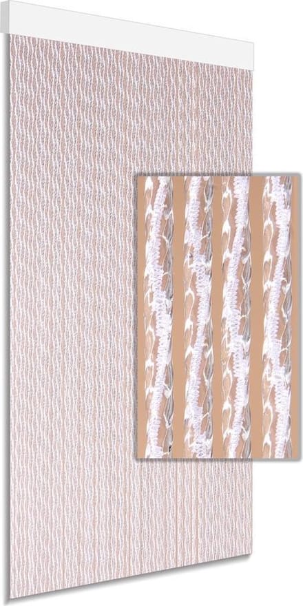 DEGOR - vliegengordijn - deurgordijn - Paola - wit - 100x230cm