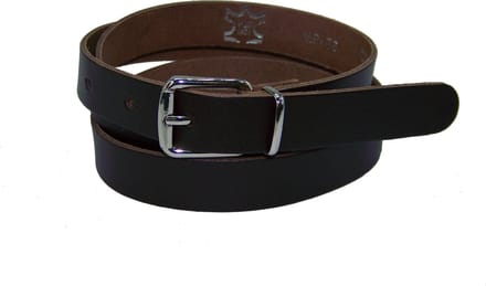 100% leer- 2 cm breed - Damesriem - donkerbruin - taillemaat 100 cm.