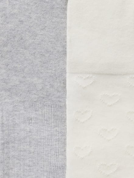 Vertbaudet Set van 2 Panty's Baby Meisje Opengebreid