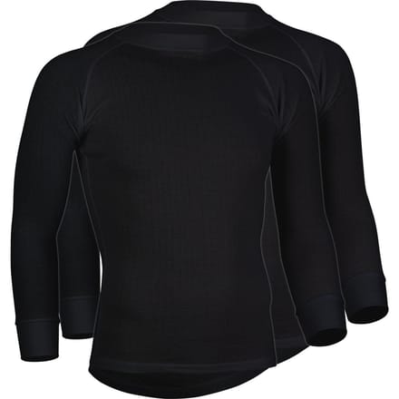 Avento Thermoshirt - Lange Mouw - Heren - 2-Pack - Zwart - Maat M