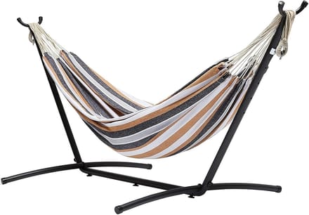 Dubbele katoenen hangmat 200 x 150 cm – Multicolor - Zonder standaard