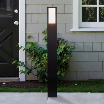 Searchlight Tuinpadverlichting Avenue, zwart, hoogte 73 cm, metaal