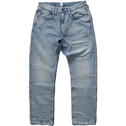 -1 Nordic Jeans Sky blue basic relaxed leg deep blue denim