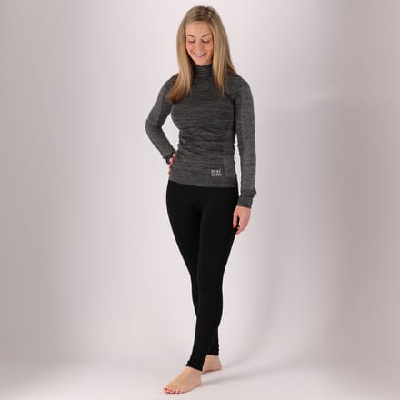 Morethansocks - Thermolegging dames - Zwart - 1-Stuk - Zwart / XXL