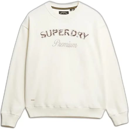 Superdry Premium Design Loose Crew Sweater Dames - Maat 14