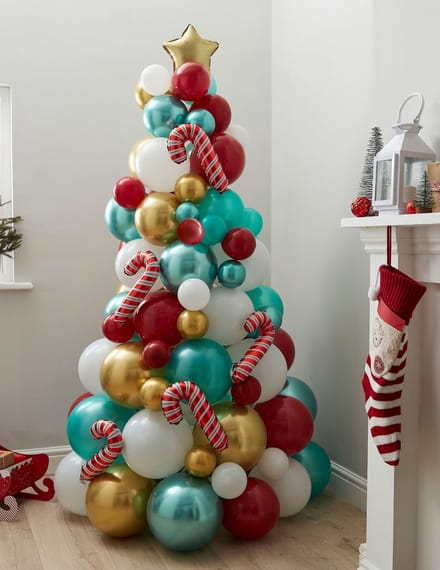Ginger Ray - Ginger Ray - Ballon Kerstboom Novalty - Zuurstok kerstboom